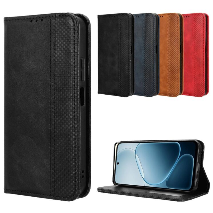 Чохол-книжка Deexe Retro Style для OPPO A6x - Red: фото 8 з 19