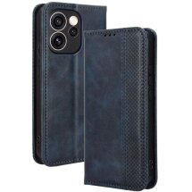 Чохол-книжка Deexe Retro Style для OPPO Reno 15 Pro - Blue: фото 1 з 19