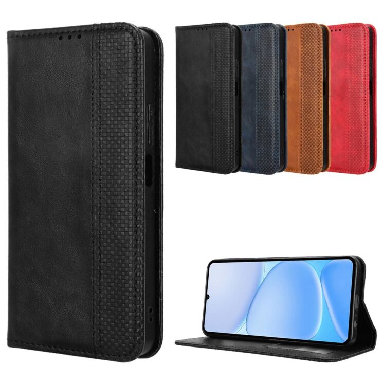 Чохол-книжка Deexe Retro Style для Realme Note 80 - Brown (412401Z) Чохол-книжка Deexe Retro Style для Realme Note 80 - Brown: фото 9 з 20