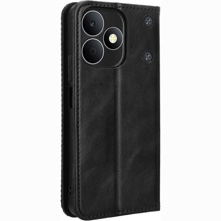Чохол-книжка Deexe Retro Style для Realme Note 80 - Black (412401B) Чохол-книжка Deexe Retro Style для Realme Note 80 - Black: фото 8 з 20