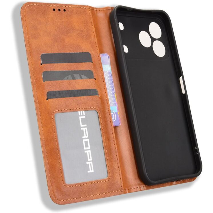 Чохол-книжка Deexe Retro Style для TECNO Spark 50 - Brown (432403Z) Чохол-книжка Deexe Retro Style для TECNO Spark 50 - Brown: фото 5 з 19