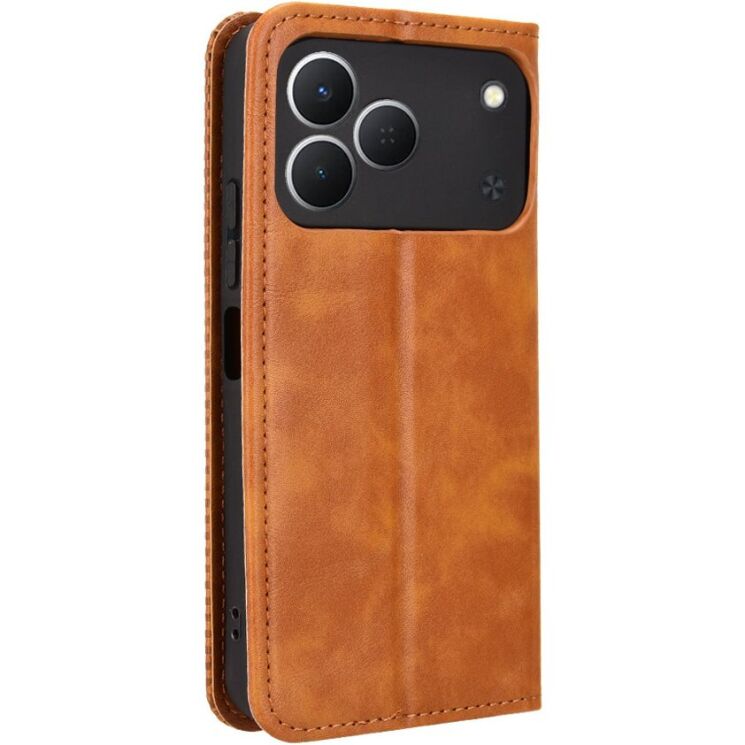 Чохол-книжка Deexe Retro Style для TECNO Spark 50 - Brown (432403Z) Чохол-книжка Deexe Retro Style для TECNO Spark 50 - Brown: фото 8 з 19