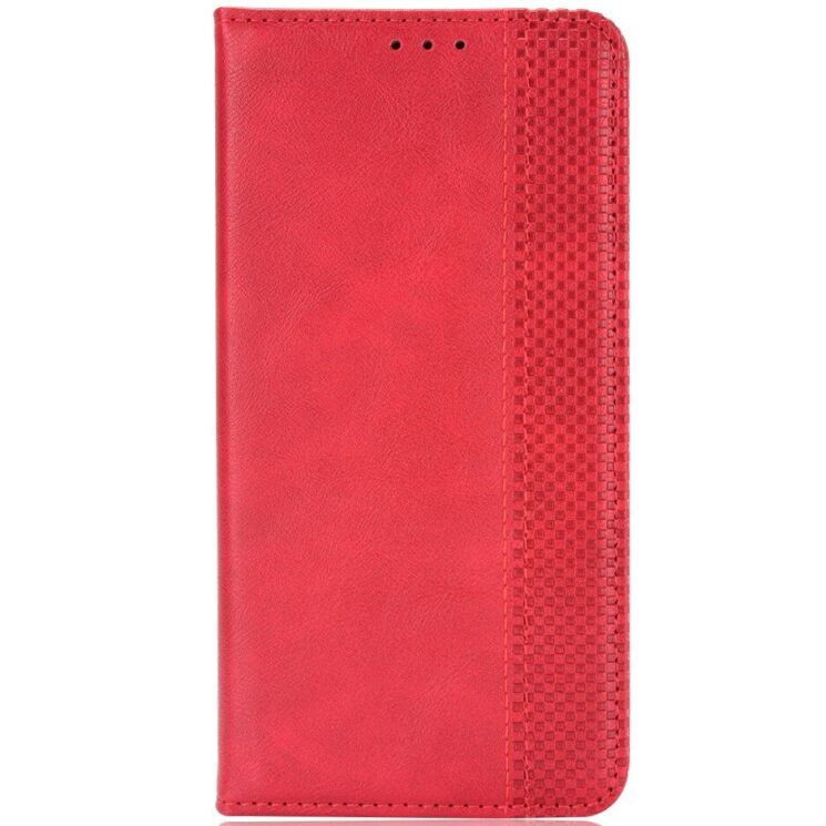 Чехол-книжка Deexe Retro Style для Xiaomi 17 Ultra - Red: фото 4 из 20