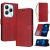 Чехол-книжка Deexe Stage Case для Infinix Hot 40 / 40 Pro / Tecno Spark 20 Pro - Red: фото 1 из 10