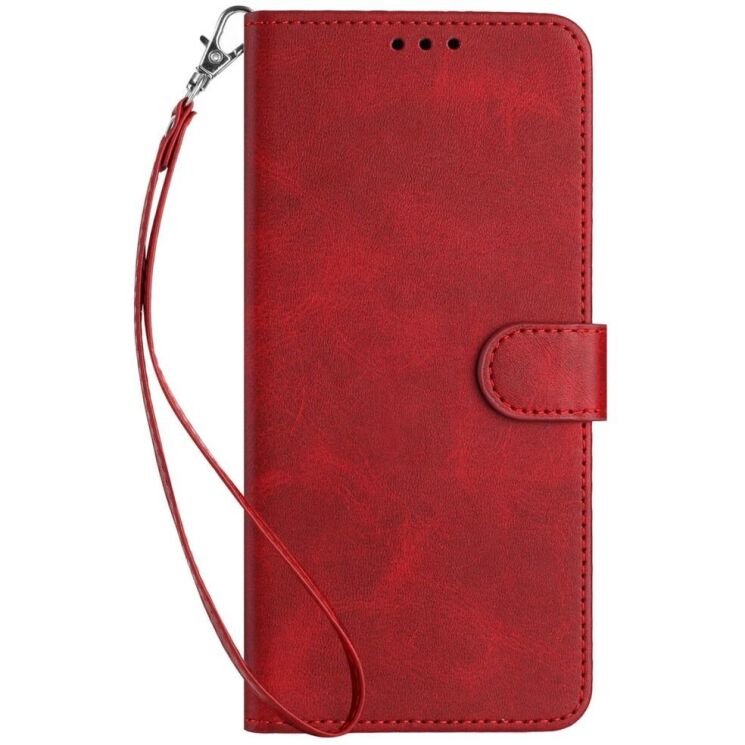 Чехол-книжка Deexe Stage Case для Infinix Hot 40 / 40 Pro / Tecno Spark 20 Pro - Red: фото 2 из 10