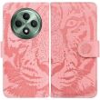 Чехол-книжка Deexe Tiger для OPPO Reno 12 F/FS - Pink (360106P)