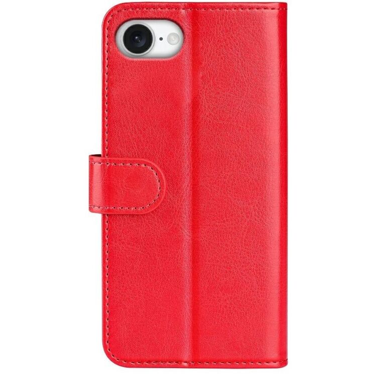 Чохол-книжка Deexe Wallet Style для Apple iPhone 16e - Red: фото 3 з 6