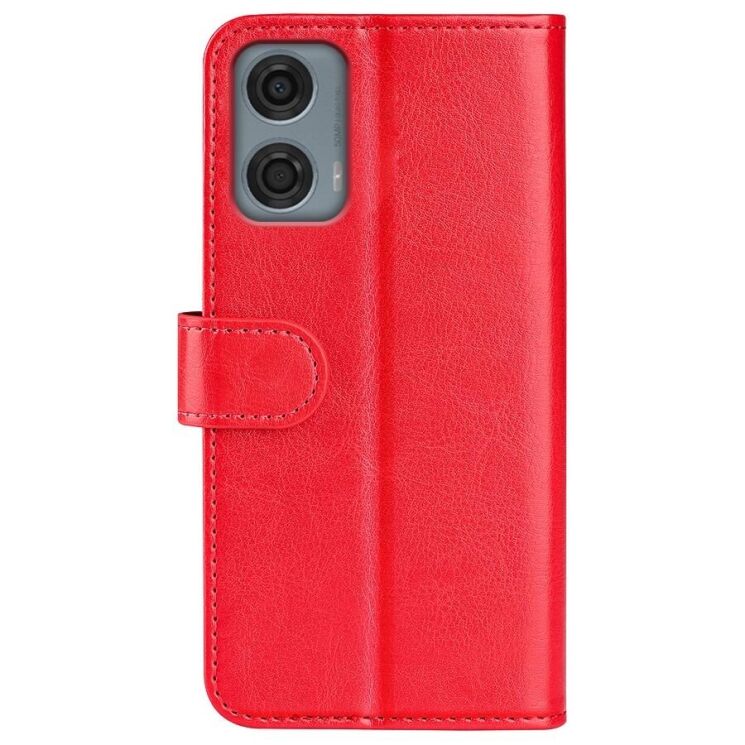 Чехол-книжка Deexe Wallet Style для Motorola Moto G24 Power - Red: фото 5 из 9