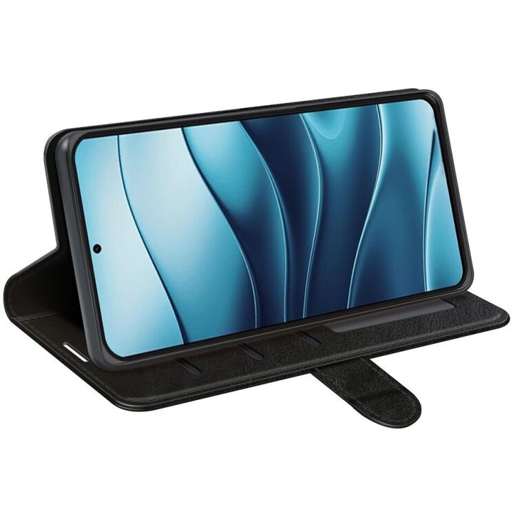 Чехол-книжка Deexe Wallet Style для Xiaomi Redmi Note 14 5G - Black: фото 3 из 9