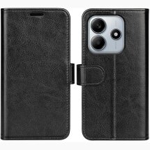 Чехол-книжка Deexe Wallet Style для Xiaomi Redmi Note 14 5G - Black: фото 1 из 9