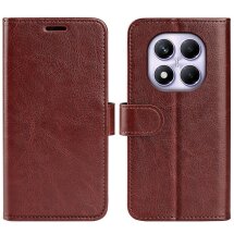 Чехол-книжка Deexe Wallet Style для Xiaomi Redmi Note 14 Pro - Brown: фото 1 из 7