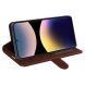 Чехол-книжка Deexe Wallet Style для Xiaomi Redmi Note 14 Pro - Brown (373509Z). Фото 3 из 7