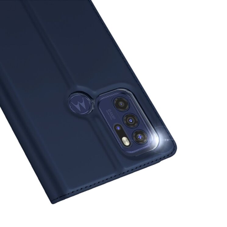 Чехол-книжка DUX DUCIS Skin Pro для Motorola Moto G60s - Blue: фото 2 из 16