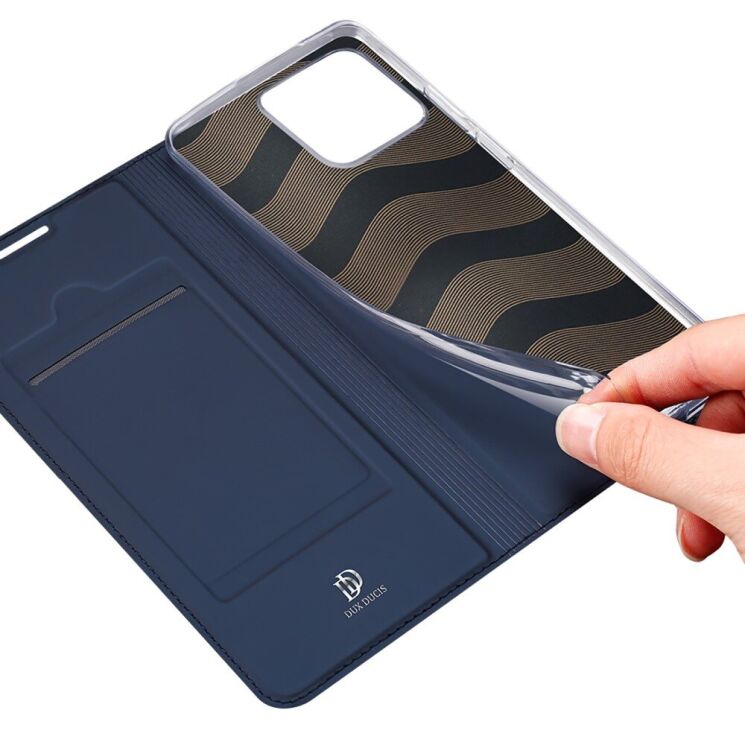 Чехол-книжка DUX DUCIS Skin Pro для Realme Narzo 50A - Blue: фото 7 из 9
