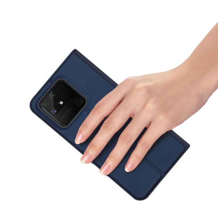 Чехол-книжка DUX DUCIS Skin Pro для Realme Narzo 50A - Blue: фото 6 из 9