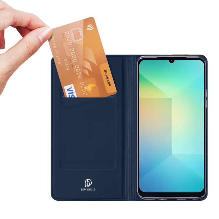 Чехол-книжка DUX DUCIS Skin Pro для Samsung Galaxy A07 (A075) - Blue: фото 2 из 12