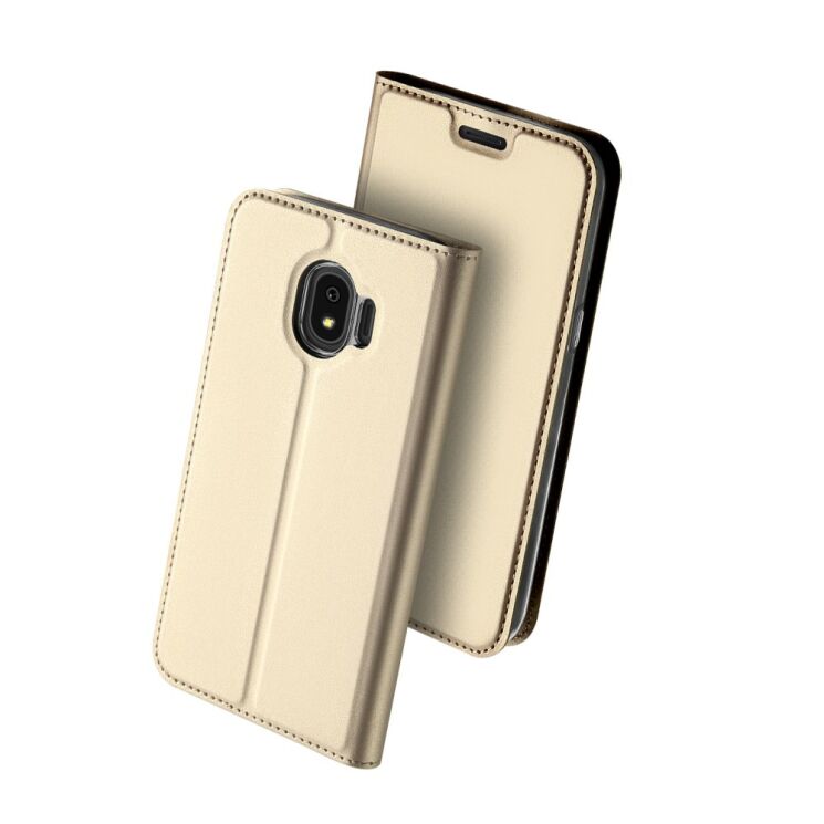 Чехол-книжка DUX DUCIS Skin Pro для Samsung Galaxy J4 2018 (J400) - Gold: фото 2 из 17