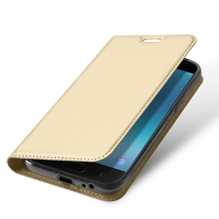 Чехол-книжка DUX DUCIS Skin Pro для Samsung Galaxy J4 2018 (J400) - Gold: фото 4 из 17