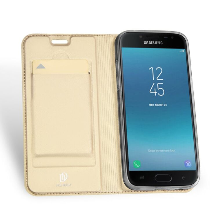 Чехол-книжка DUX DUCIS Skin Pro для Samsung Galaxy J4 2018 (J400) - Gold: фото 3 из 17