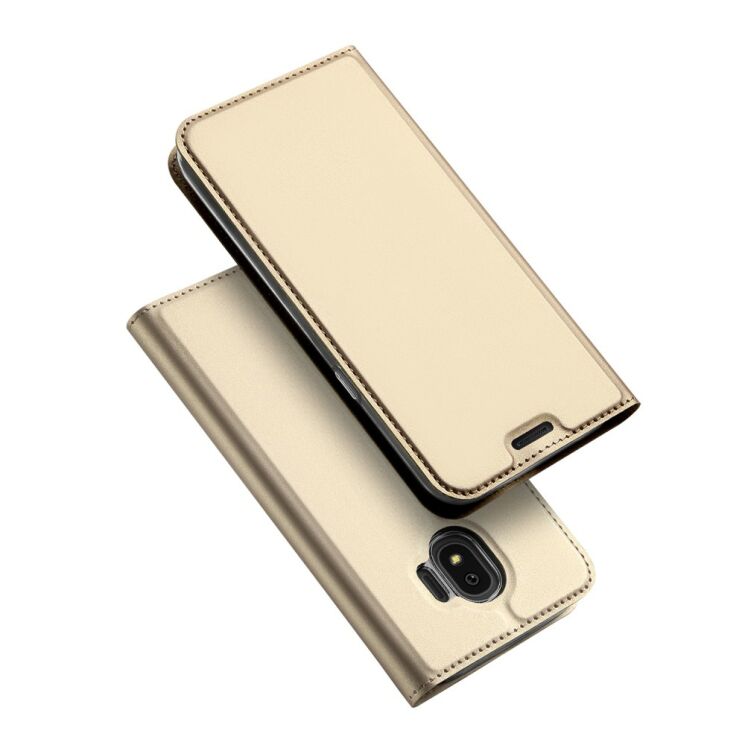 Чехол-книжка DUX DUCIS Skin Pro для Samsung Galaxy J4 2018 (J400) - Gold: фото 1 из 17