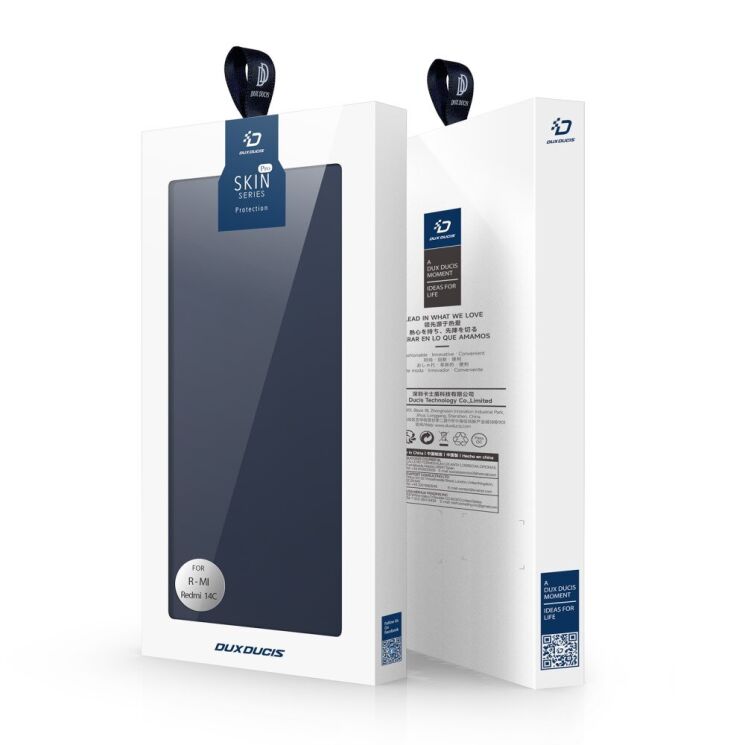 Чехол-книжка DUX DUCIS Skin Pro для Xiaomi Redmi 14C / Redmi A4 5G / Poco C75 - Blue: фото 6 из 10