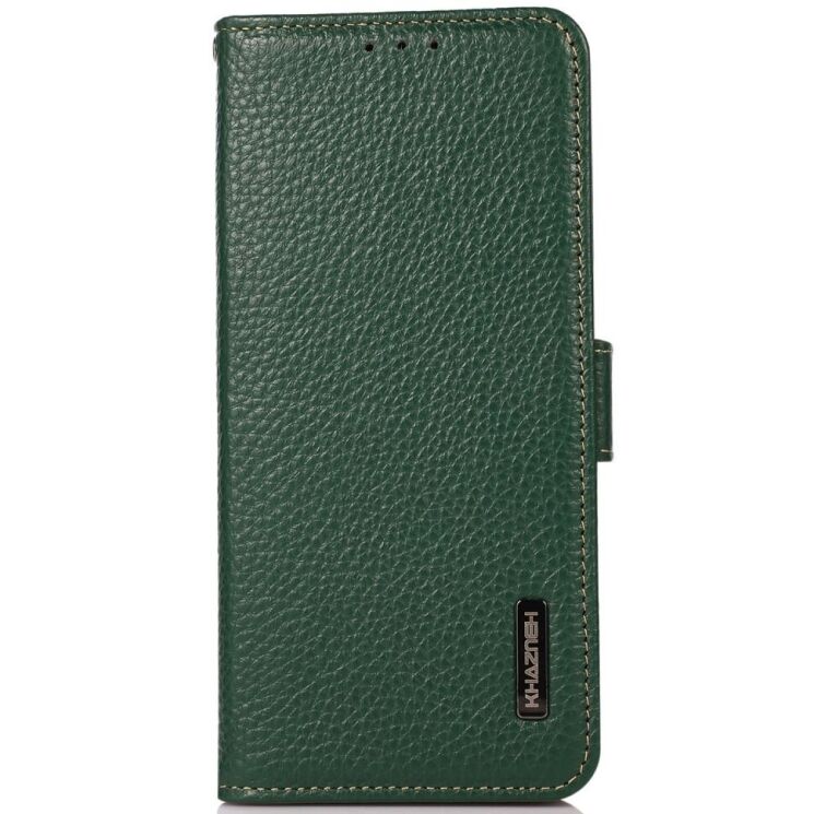 Чехол-книжка KHAZNEH Leather Case для Xiaomi Redmi Note 12 - Green: фото 6 из 8