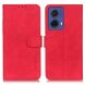 Чехол-книжка KHAZNEH Retro Wallet для Motorola Moto G85 - Red (357009R). Фото 1 из 9