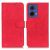 Чохол-книжка KHAZNEH Retro Wallet для Motorola Moto G85 - Red: фото 1 з 9