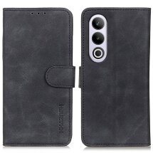 Чехол-книжка KHAZNEH Retro Wallet для OnePlus Ace 3V - Black: фото 1 из 8
