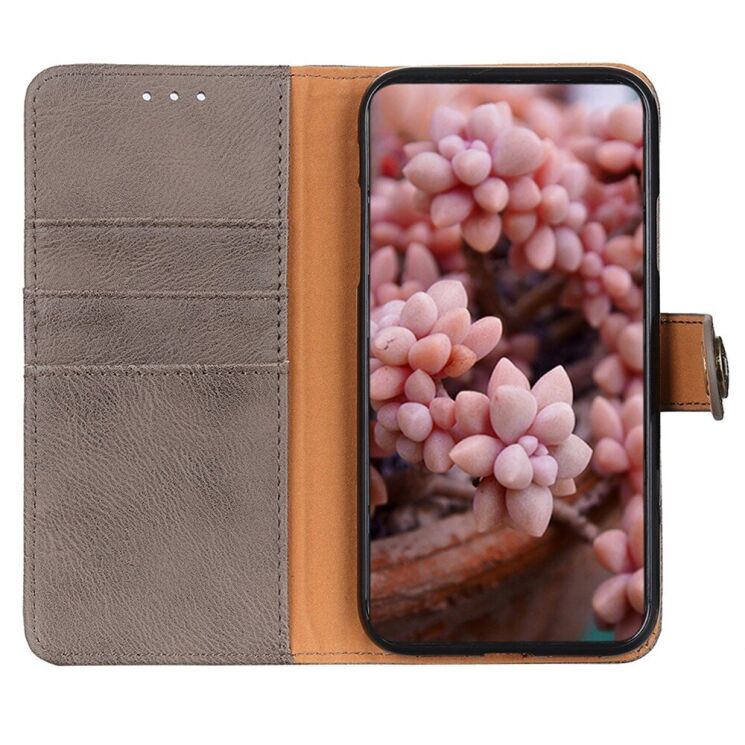 Чохол-книжка KHAZNEH Wallet Cover для Motorola Moto G35 - Khaki: фото 2 з 8