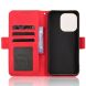 Чехол-книжка с карманами Deexe Wallet Stand для OPPO Reno 16 F/FS - Red (413401R). Фото 3 из 15