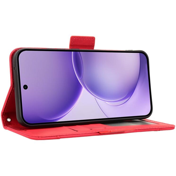 Чехол-книжка с карманами Deexe Wallet Stand для OPPO Reno 16 F/FS - Red (413401R) Чехол-книжка с карманами Deexe Wallet Stand для OPPO Reno 16 F/FS - Red: фото 5 из 15