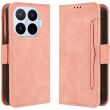 Чехол-книжка с карманами Deexe Wallet Stand для Xiaomi 17T - Pink (408808P)