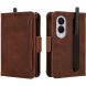 Чехол-книжка с карманами Deexe Wallet Stand (Pencil Slot) для Samsung Galaxy Fold 8 - Brown (424584Z). Фото 1 из 6