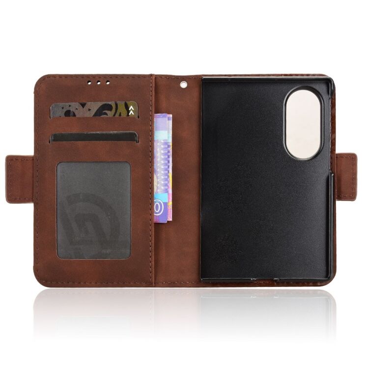 Чехол-книжка с карманами Deexe Wallet Stand (Pencil Slot) для Samsung Galaxy Fold 8 - Brown (424584Z) Чехол-книжка с карманами Deexe Wallet Stand (Pencil Slot) для Samsung Galaxy Fold 8 - Brown: фото 3 из 6