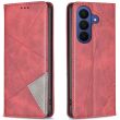Чехол-книжка с карманами UniCase Geometric Pattern для Samsung Galaxy A57 (A576) - Red (406100R)