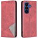 Чехол-книжка с карманами UniCase Geometric Pattern для Samsung Galaxy A57 (A576) - Red (406100R). Фото 1 из 10