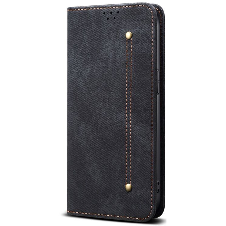Чехол-книжка с карманами UniCase Jeans Wallet для Samsung Galaxy A37 (A376) - Black: фото 5 из 7