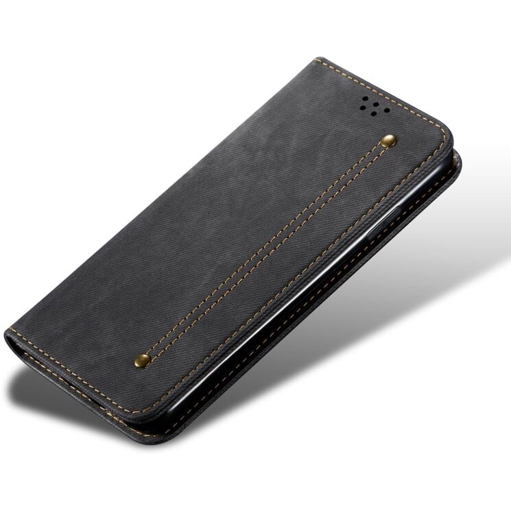 Чехол-книжка с карманами UniCase Jeans Wallet для Samsung Galaxy A37 (A376) - Black: фото 4 из 7