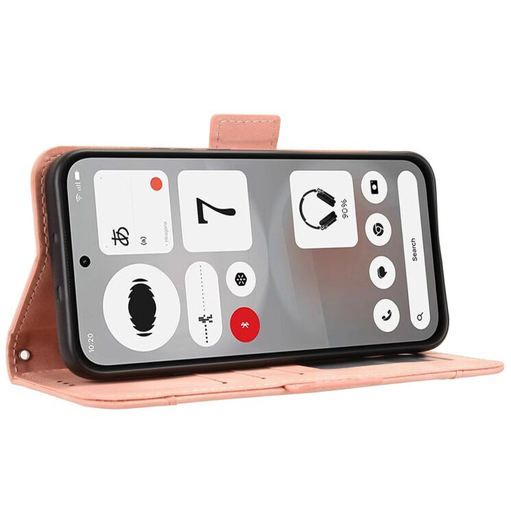 Чохол-книжка з кишеньками Deexe Wallet Stand для Nothing Phone (4b) - Pink (218406P) Чохол-книжка з кишеньками Deexe Wallet Stand для Nothing Phone (4b) - Pink: фото 6 з 15