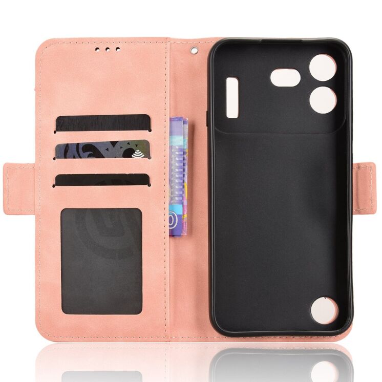 Чохол-книжка з кишеньками Deexe Wallet Stand для Nothing Phone (4b) - Pink (218406P) Чохол-книжка з кишеньками Deexe Wallet Stand для Nothing Phone (4b) - Pink: фото 4 з 15