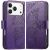 Чохол-книжка з малюнком UniCase Butterfly Pattern для iPhone 18 Pro Max / 17 Pro Max - Dark Purple: фото 1 з 9