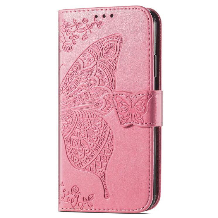 Чохол-книжка з малюнком UniCase Butterfly Pattern для Samsung Galaxy S26 FE - Pink: фото 5 з 6