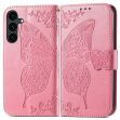 Чохол-книжка з малюнком UniCase Butterfly Pattern для Samsung Galaxy S26 FE - Pink (412726P)