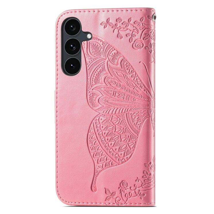 Чохол-книжка з малюнком UniCase Butterfly Pattern для Samsung Galaxy S26 FE - Pink: фото 6 з 6