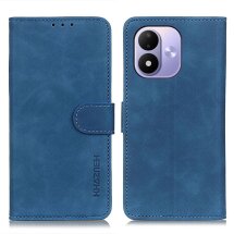 Чехол-книжка с застежкой KHAZNEH Retro Wallet для Xiaomi Redmi Note 17 - Blue: фото 1 из 8