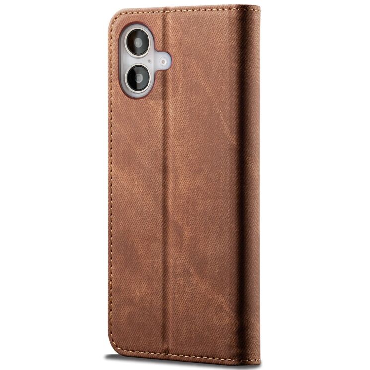 Чохол-книжка UniCase Jeans Wallet для Apple iPhone 17 - Coffee: фото 6 з 6