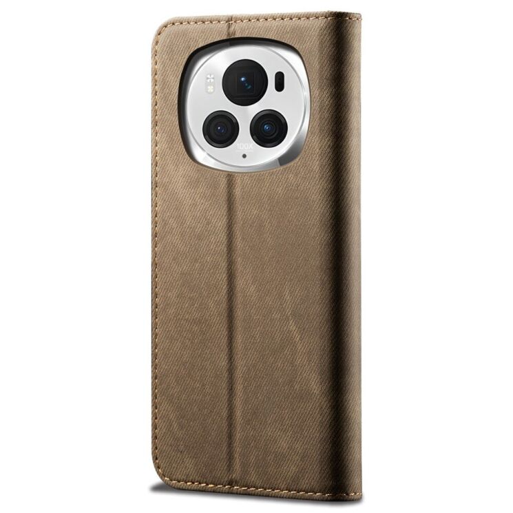 Чехол-книжка UniCase Jeans Wallet для Honor Magic 6 Pro - Khaki: фото 6 из 6