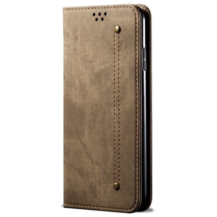 Чехол-книжка UniCase Jeans Wallet для Honor Magic 6 Pro - Khaki: фото 5 из 6