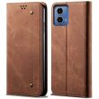 Чехол-книжка UniCase Jeans Wallet для Motorola Moto G85 - Coffee (357004C)